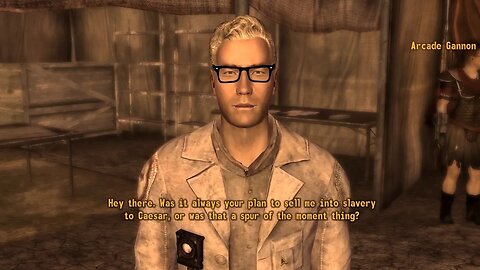 Arcade Gannons Reaction To Being Sold Into Slavery in Fallout New Vegas