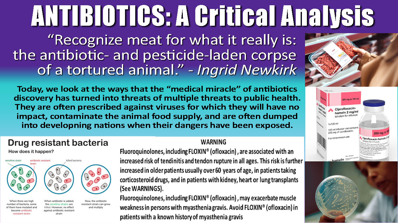 Antibiotics - A Critical Analysis by The Conscious Rasta Report