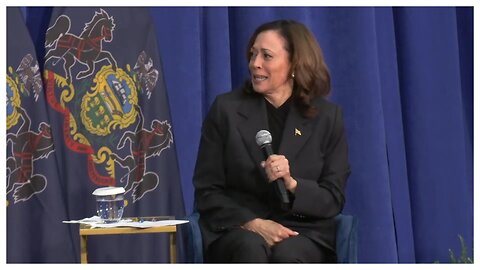 Kamala Harris rambles about abortion - "and I said very loudly, OVARIES"