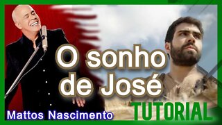 O SONHO DE JOSÉ - MATTOS NASCIMENTO - Tutorial com notas na tela flauta doce contralto