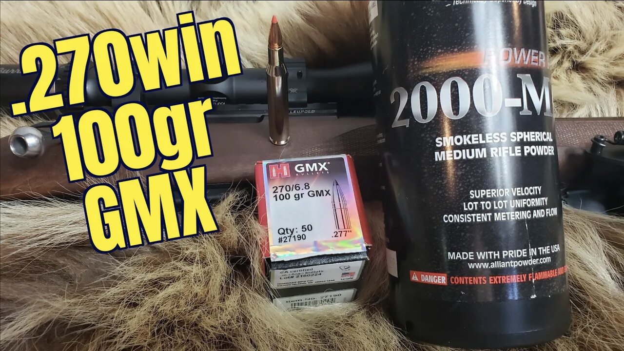 .270win 100gr Hornady GMX Review