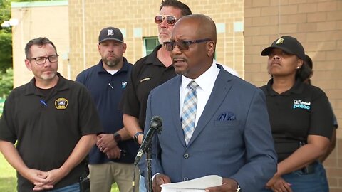 DPD Chief James White speaks on search for shooting suspect