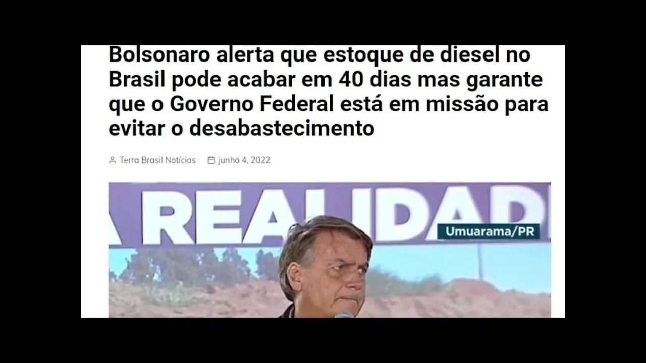 PROGRAMA BOM DIA E VAI FALTAR DIESEL NO BRASIL?