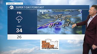 7 First Alert Forecast Noon Update, Thursday, November 25