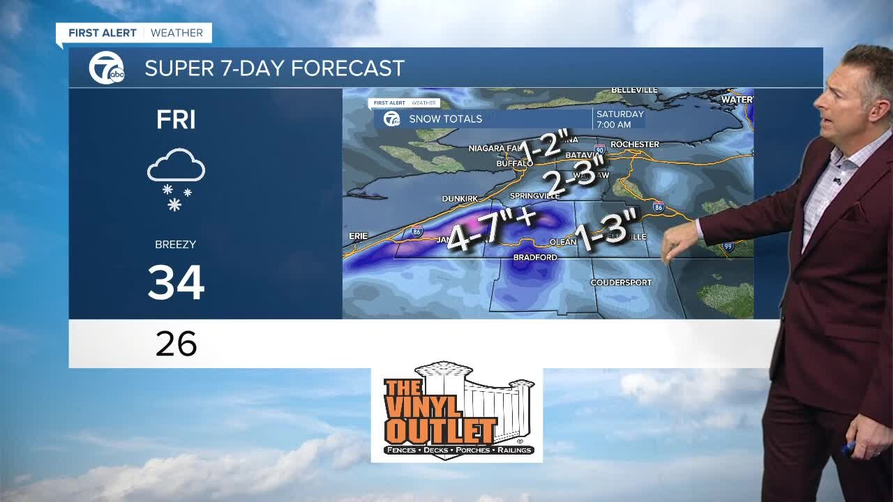7 First Alert Forecast Noon Update, Thursday, November 25