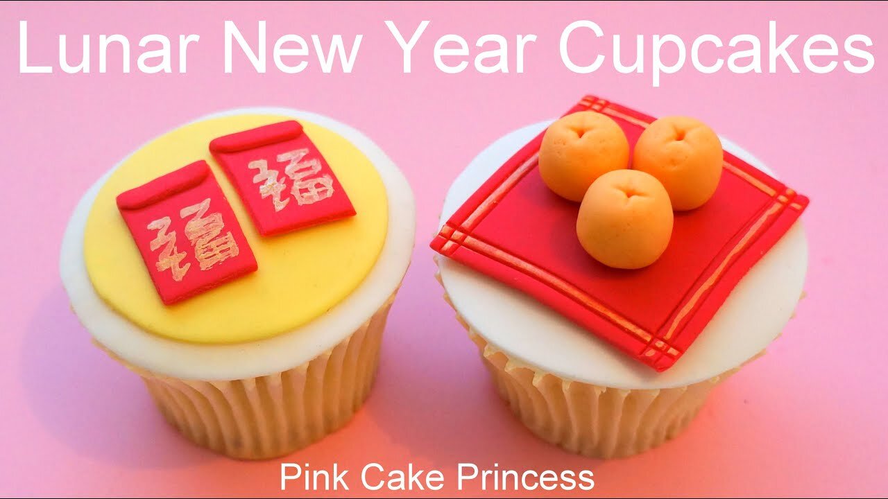 Copycat Recipes Chinese New Year Cupcakes - Miniature Red Envelopes & Oranges How to Cook Recipes