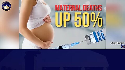 麦卡洛博士：💥自疫苗推出以来，美国孕产妇死亡率飙升 50%，今年早些时候，国家卫生统计中心发布了一份“可怕的报告”。该报告显示，美国孕产妇死亡率正在上升，而且速度很快！