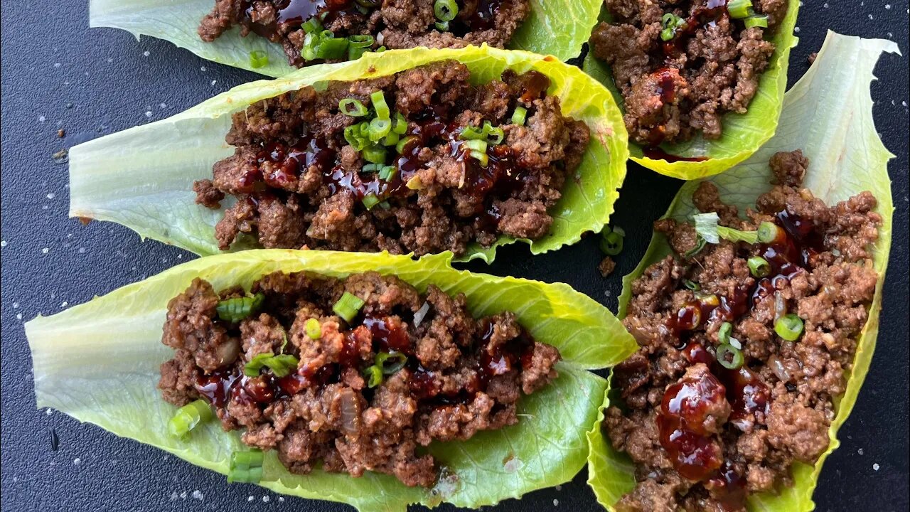 Asian style lettuce wraps recipe