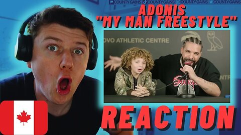 ADONIS - "MY MAN FREESTYLE" - IRISH REACTION - DRAKES TEACHING HIM WELL!!