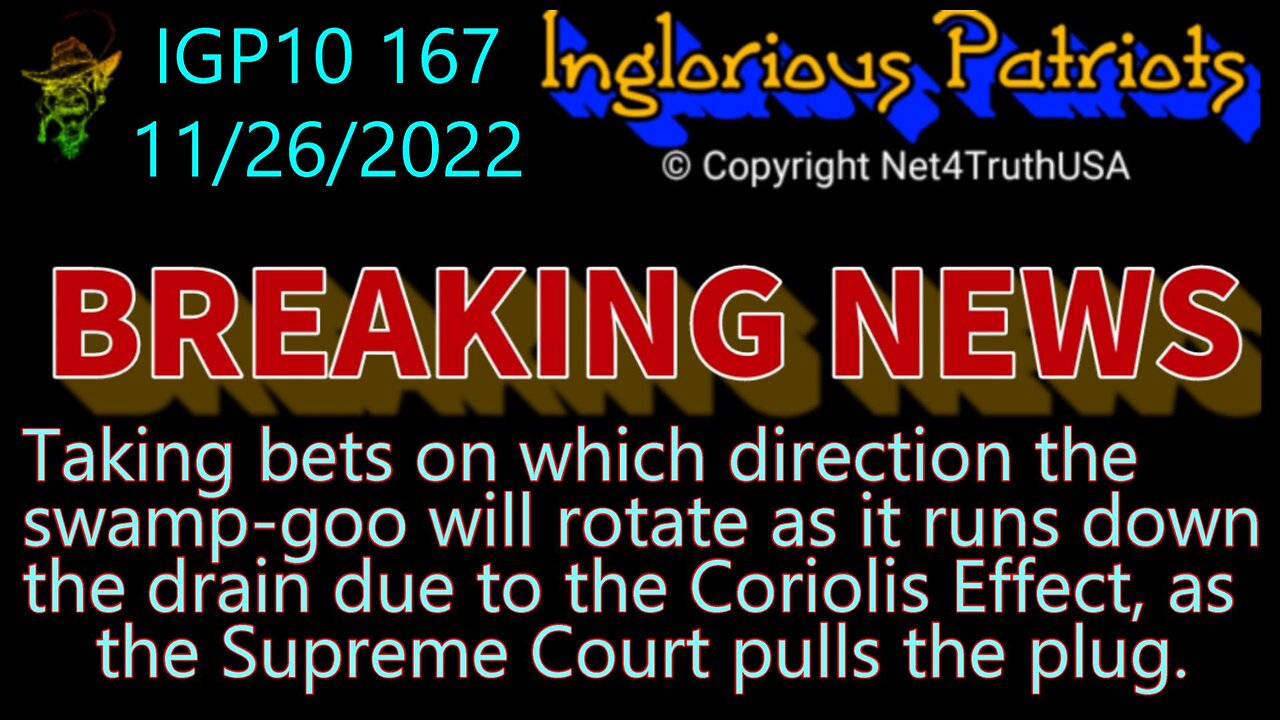 IGP10 167 - Talking bets on the Swamp Drain Coriolis Effect Rotation