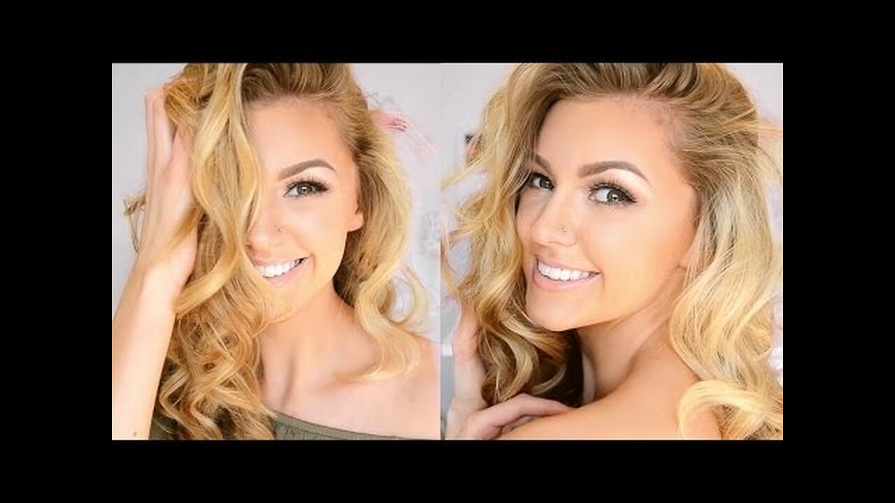 Messy Voluminous Curls: Prom Hair Tutorial