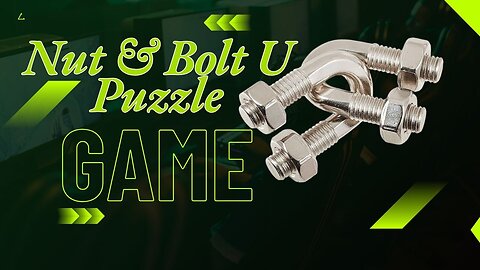 Solving The IMPOSSIBLE Nut & Bolt U Puzzle