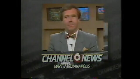 July 6, 1986 - David James WRTV Indy Weather Bumper