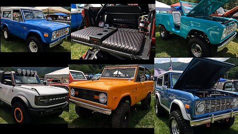 2023 Broncos in the Valley Car Show Maggie Valley NC