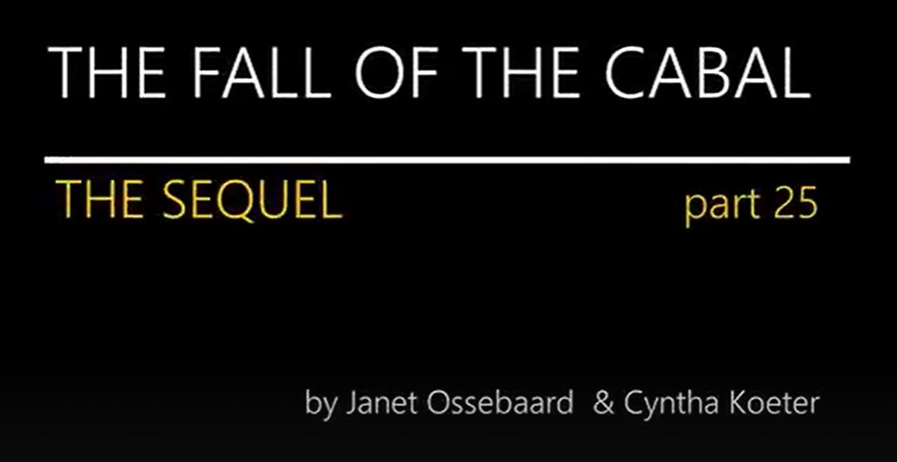 FINISHING The Sequel 25,26 **The Fall of The Cabal** Was Janet Murdered!? (Documentary)