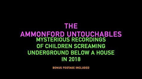 DISTURBING CONTENT - RECORDINGS OF CHILDREN SCREAMING UNDERGROUND