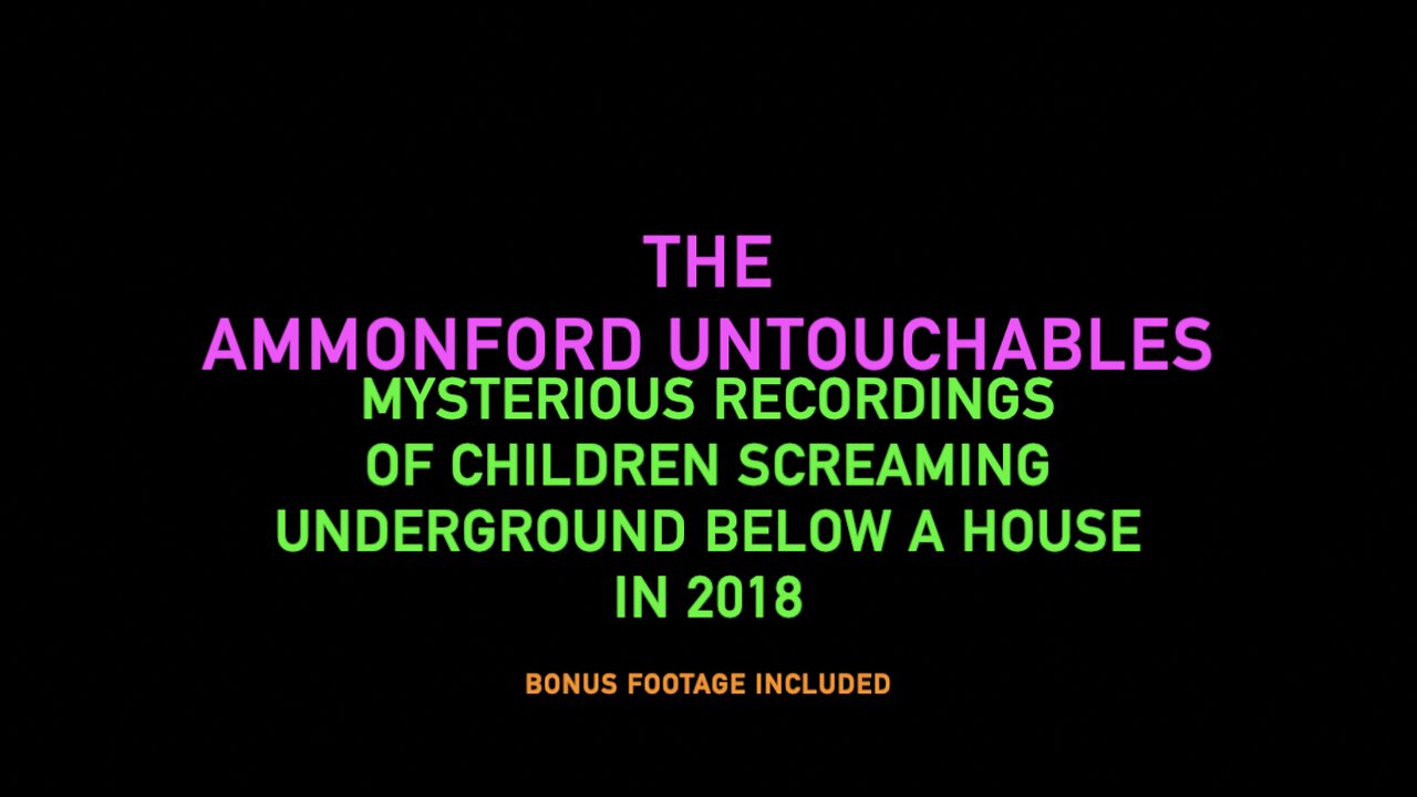 DISTURBING CONTENT - RECORDINGS OF CHILDREN SCREAMING UNDERGROUND