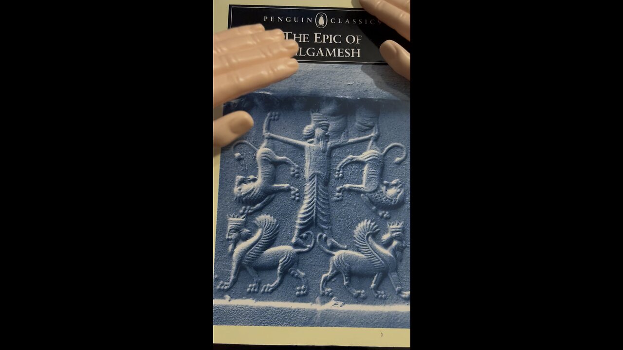 Tuesday reading time: SPH reads from The Epic of Gilgamesh! An epic read from someone w/tiny hands.