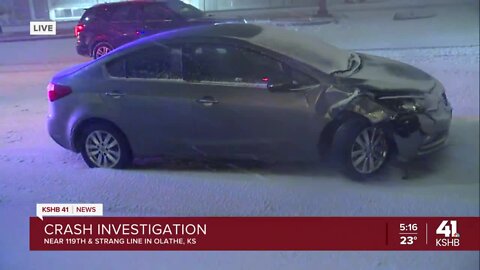 Crash investigation in snowy conditions