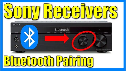 ✅ HOW TO PAIR Sony STR-DH590 5.2 Receiver with Bluetooth ● Connect to Your Phone