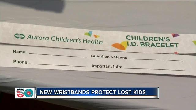 Wristbands prevent lost children at Summerfest