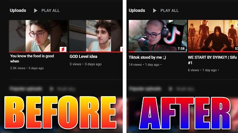 How i fixed Youtube Shorts appearing on my uploads