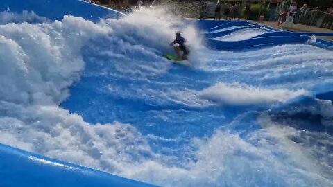 flowrider - Zak - 2 at Soak City, Kings Island