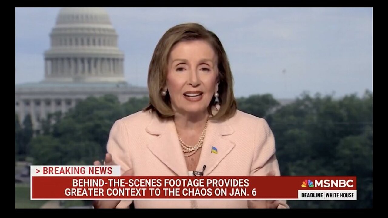 Captioned - The footage of Nancy Pelosi’s responsibility on Jan 6th