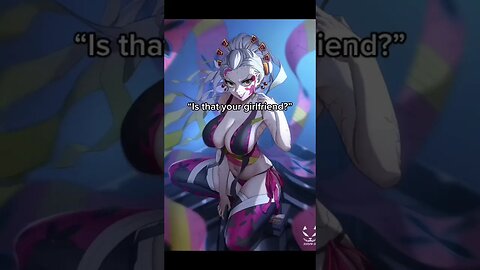 Is that sus since she shares her body with her bro?🤔 #demonslayer #demonslayervideos
