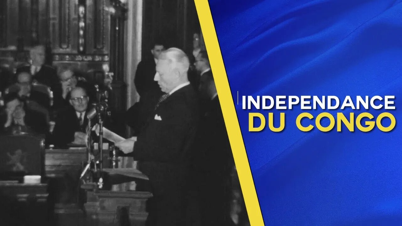 Ministre des Colonies Van Hemelrijck, fait une déclaration sur l'indépendance du Congo - 13/01/1959