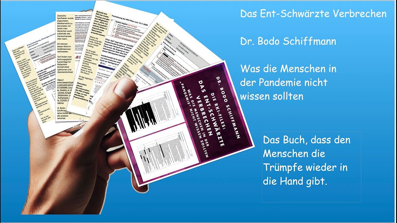 " DIE RKI-FILES SIND ALS BUCH ERSCHIENEN ! " - LIVE! - B. Schiffmann, S. Bhakdi, B. Bahner, R. Weikl