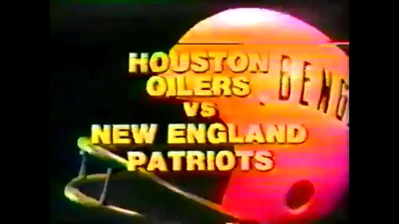 1978-12-31 AFC Divisional Houston Oilers vs New England Patriots