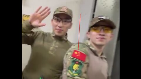 Chinese comrades came to help their Russian comrades.