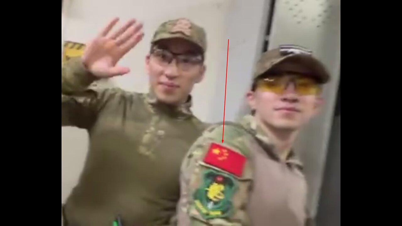 Chinese comrades came to help their Russian comrades.