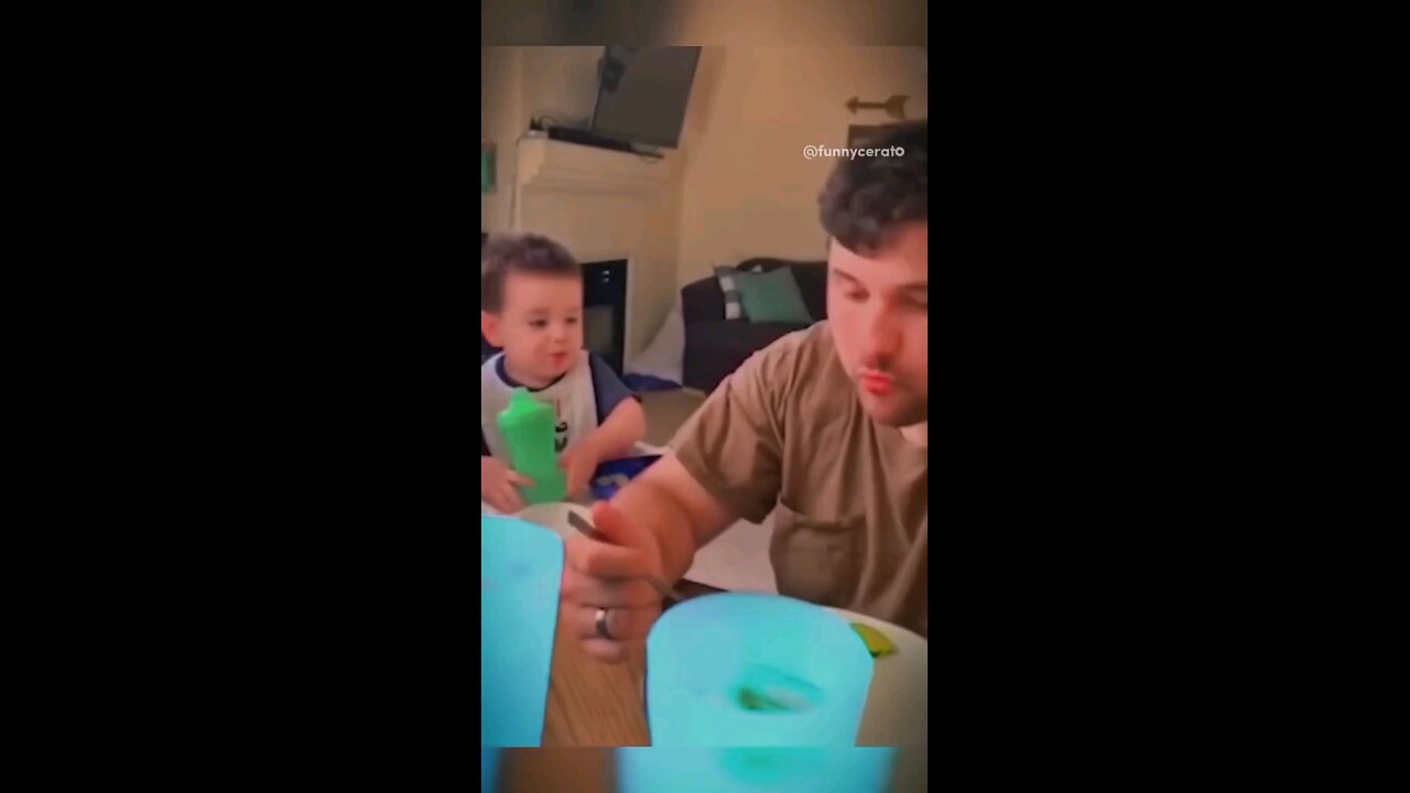 so cute baby reaction