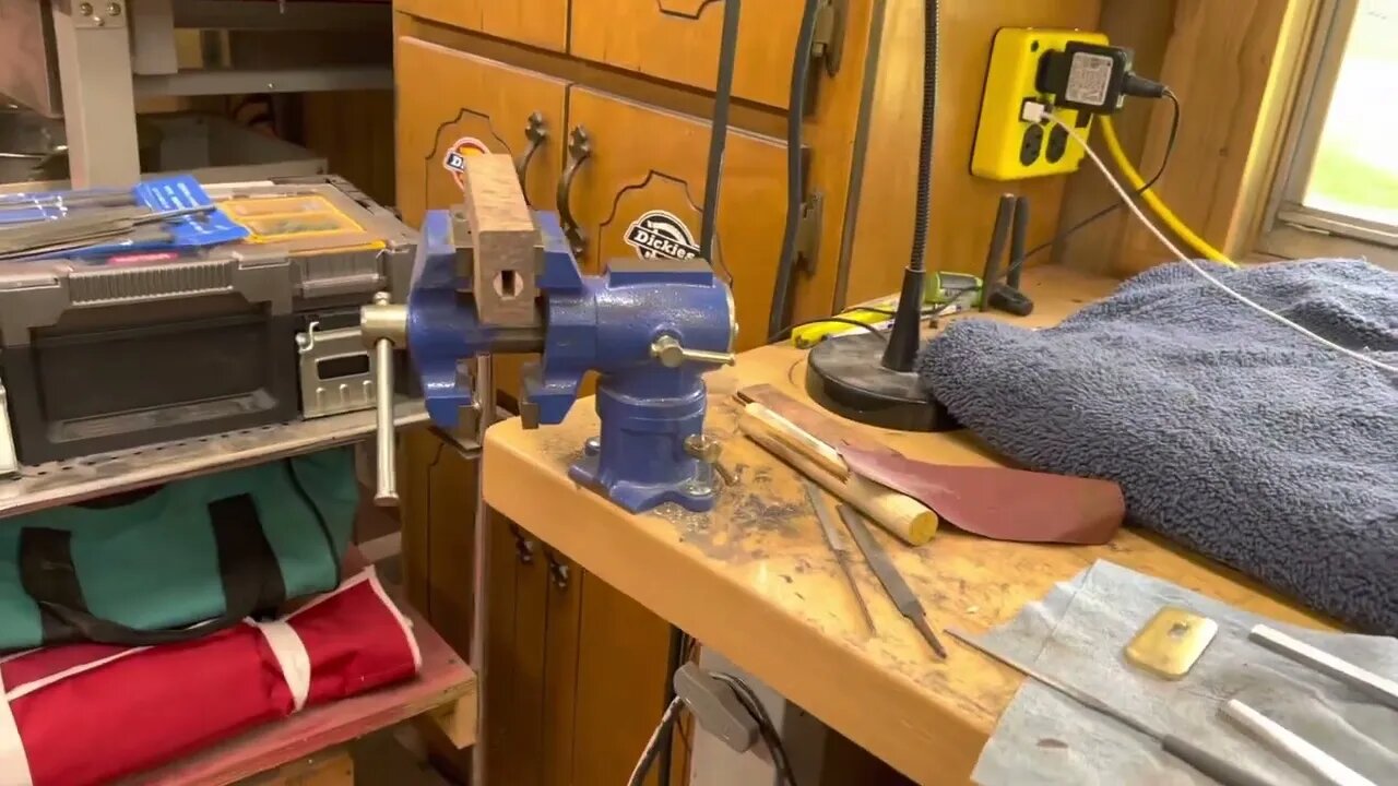 Slow but good progress on polishing a knife