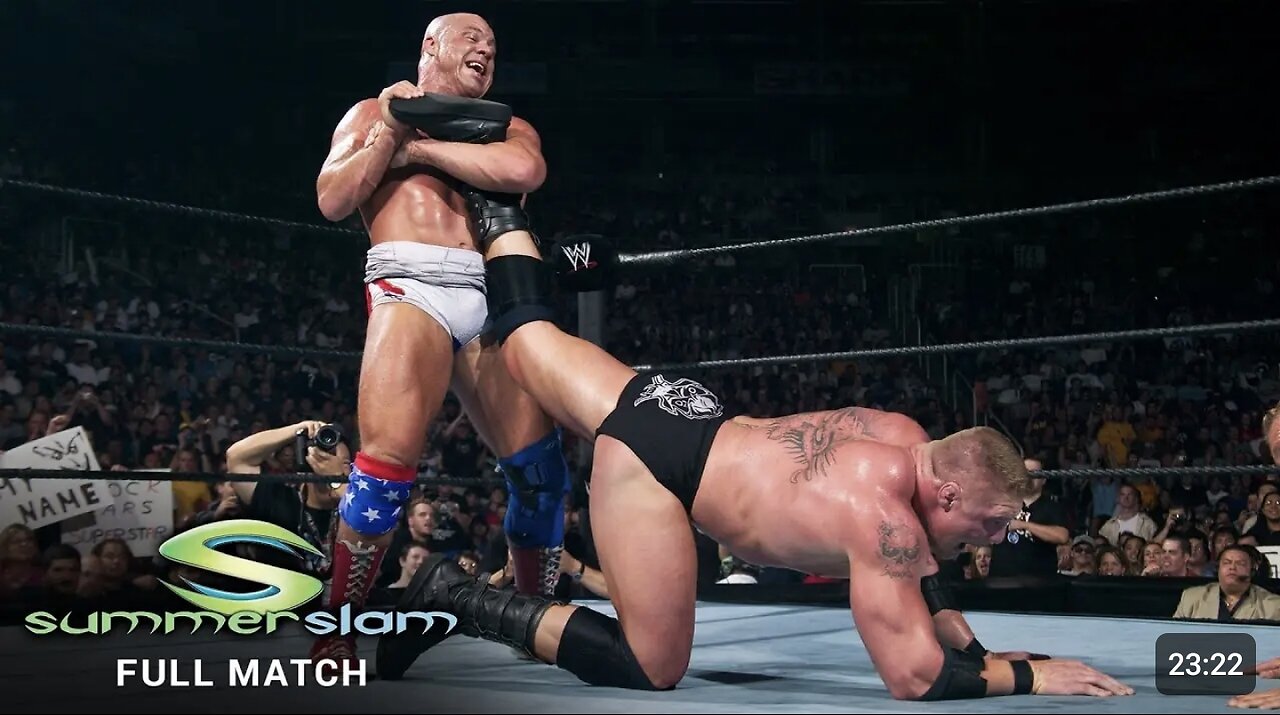 FULL MATCH - Kurt Angle vs. Brock Lesnar - WWE Title Match: SummerSlam 2003