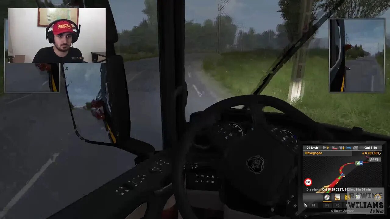 Euro Truck Simulator 2 - Viajando pela europa ouvindo pagode