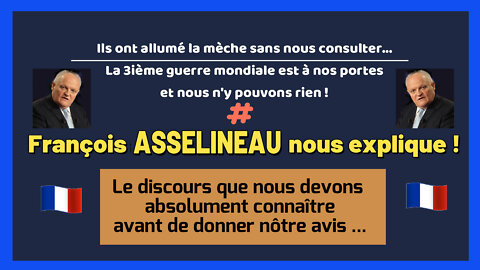 La GUERRE MONDIALE est à nos portes / F.ASSELINEAU nous explique TOUT...A ne pas manquer ! (Hd 720) Autres liens au descriptif