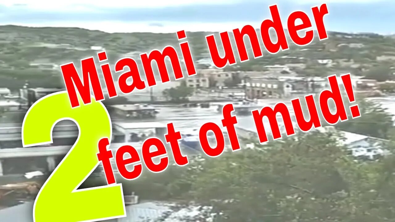 Miami suffers from a flash flood.