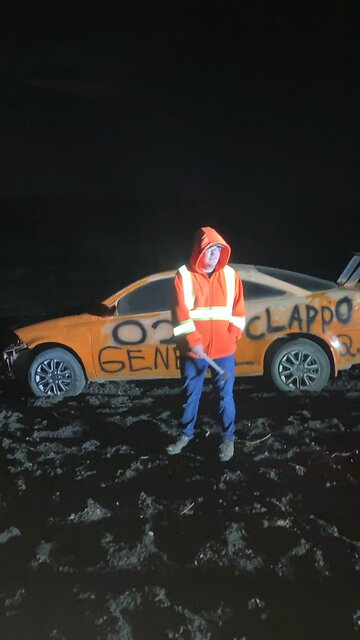 tim smashing the window on his cobalt #shorts