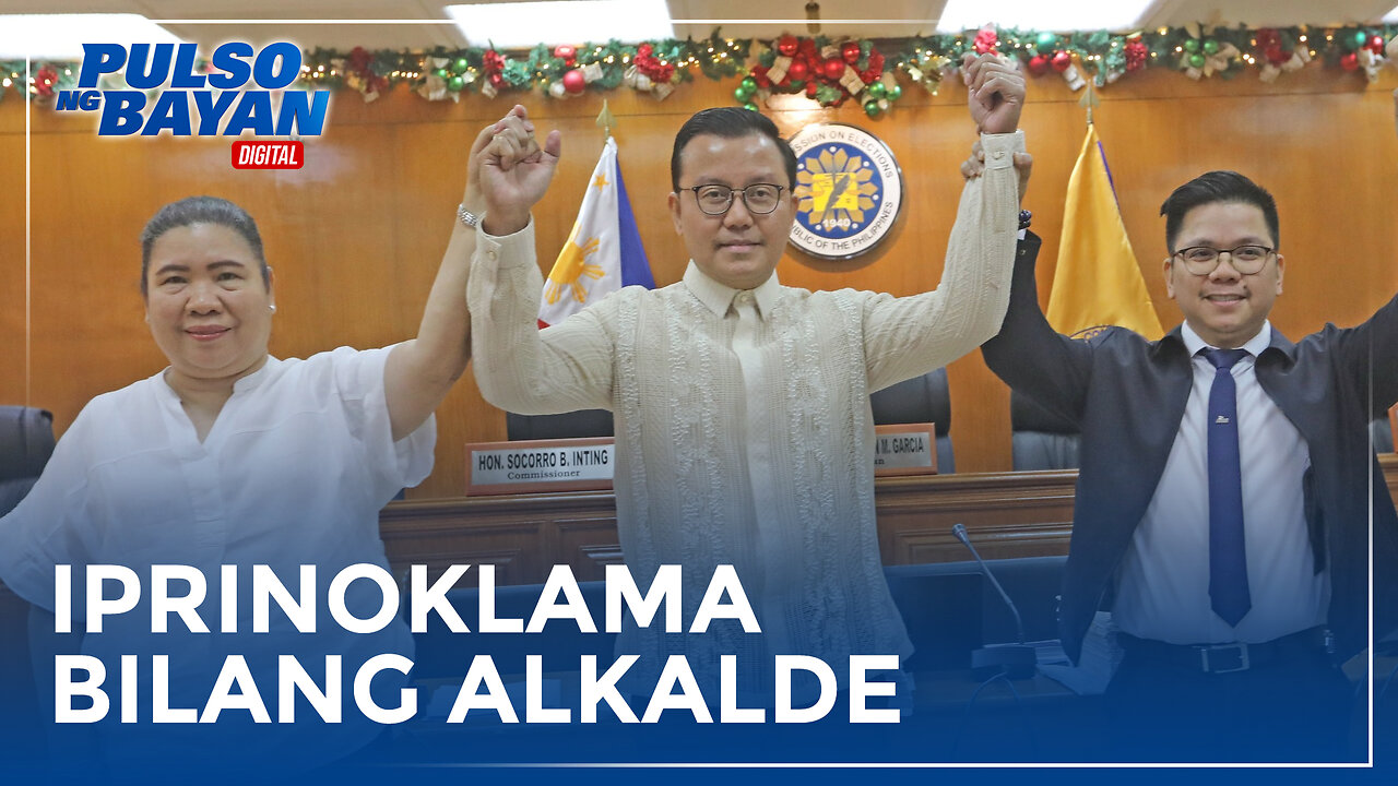 Alfredo Garbin Jr., opisyal na iprinoklama ng COMELEC bilang alkalde ng Legazpi City, Albay.