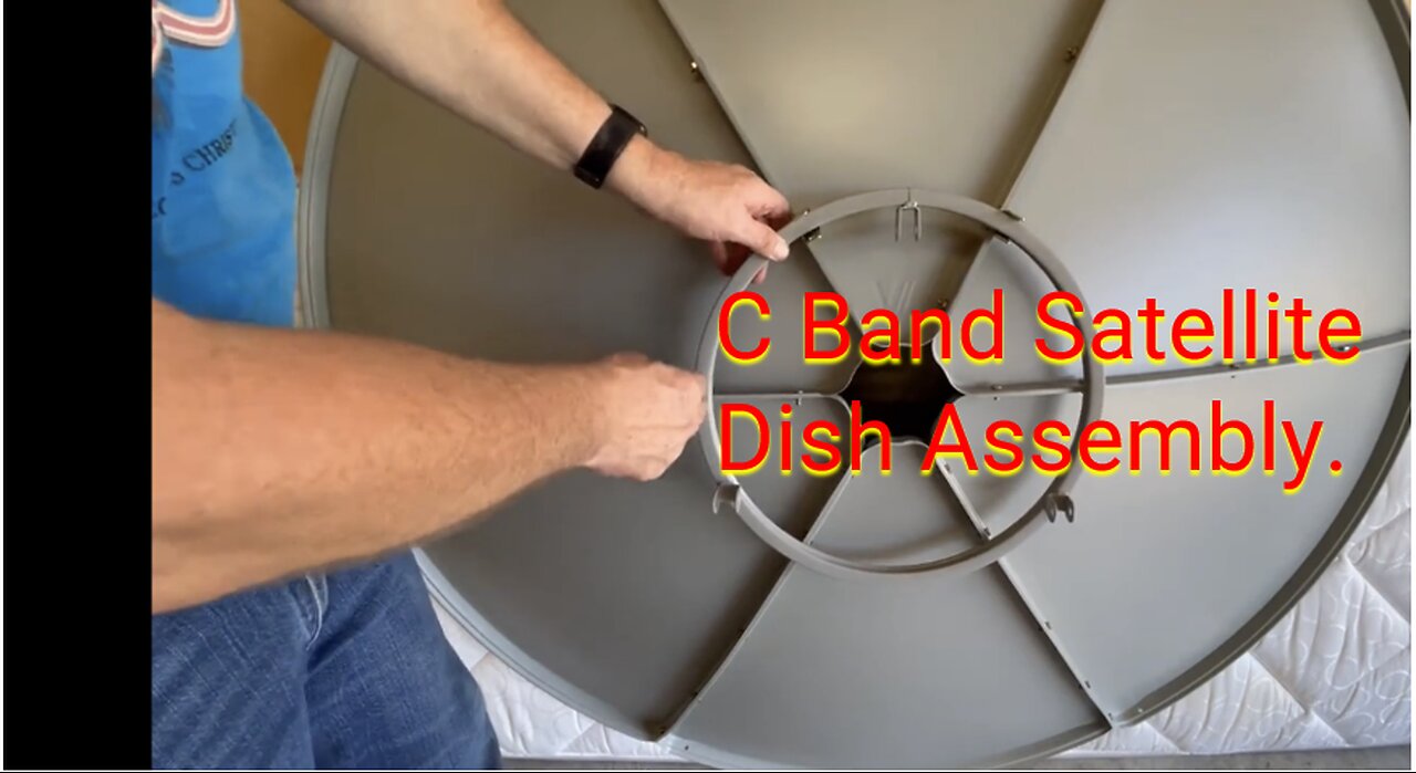 Five foot C Band Dish Assembly