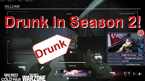 Drunk in Season 2 of Warzone! (Part 2) | Call of Duty: Cold War/Warzone #shorts