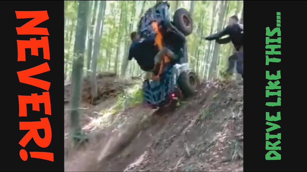 THE WORST WAY U CAN DRIVE ATV. 😱❌ CRASH/ROLLOVER/FAIL 2023