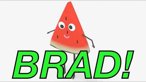 Happy Birthday BRAD! - WATERMELON Birthday Song