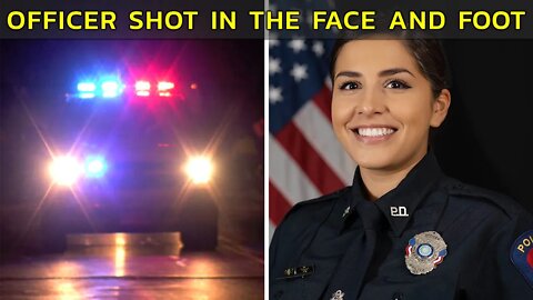 OFFICER SHOT IN THE FACE AND FOOT DURING HIGH-SPEED CHASE