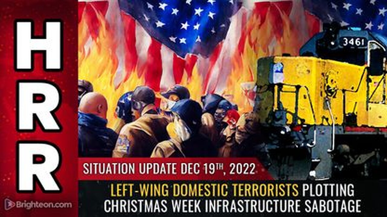 12-19-22 S.U. Left-Wing Domestic Terrorists Plotting Christmas Week Infrastructure SABOTAGE