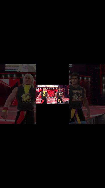 WWE 2k22 Rock N Roll Express Entrance With TitanTron #shorts