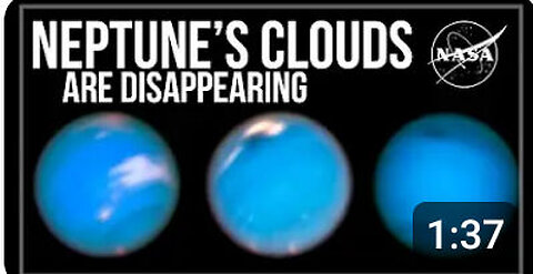 Neptune `s Disappearing Clouds Liked to the soler Cycle